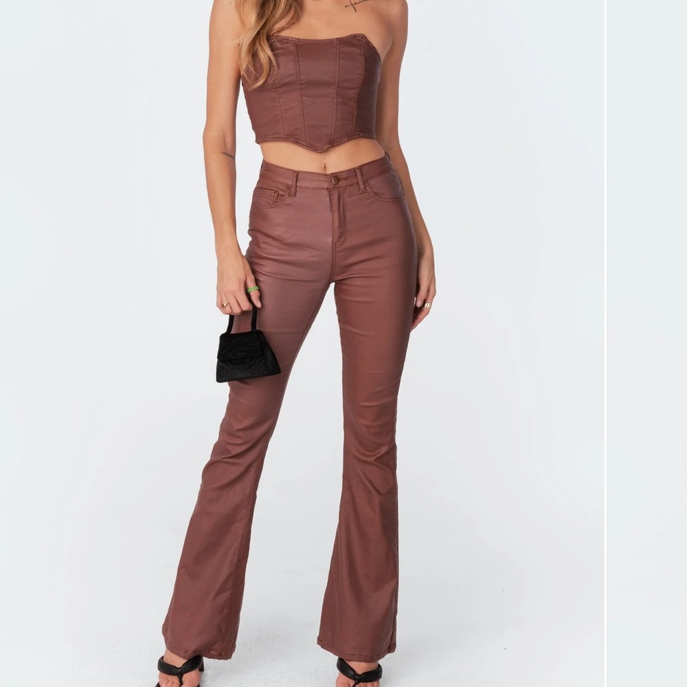 Edikted brown leather SET luna medium